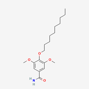 molecular formula C19H31NO4 B1670138 Decimemide CAS No. 14817-09-5