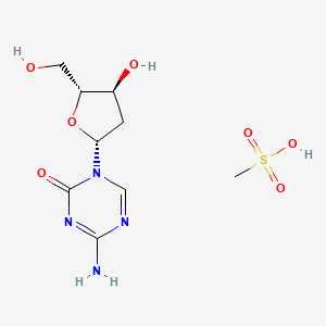molecular formula C9H14N4O6S B1670139 Decitabine mesylate CAS No. 879492-57-6