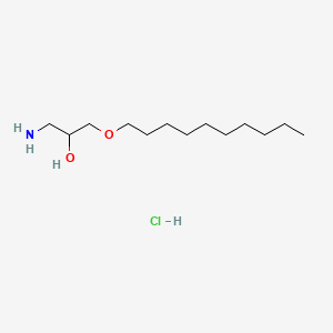 molecular formula C13H30ClNO2 B1670146 Decominol hydrochloride CAS No. 60812-23-9