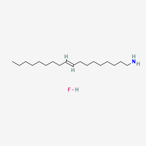 molecular formula C18H38FN B1670148 9-Octadecen-1-amine, hydrofluoride CAS No. 36505-83-6