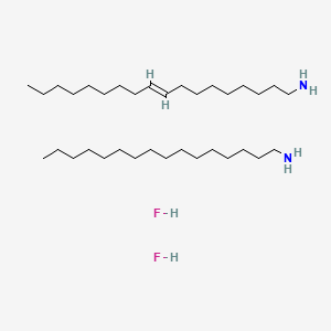 molecular formula C34H74F2N2 B1670150 Dectaflur-hetaflur CAS No. 52683-68-8