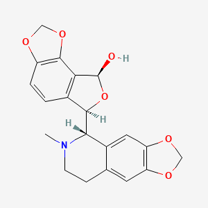 molecular formula C20H19NO6 B1670151 Egenine CAS No. 6883-44-9