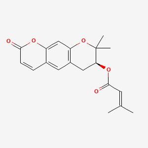 molecular formula C19H20O5 B1670152 (+)-Decursin CAS No. 5928-25-6