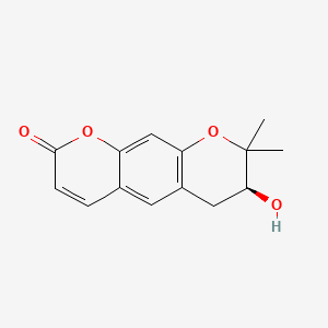 molecular formula C14H14O4 B1670153 (+)-Decursinol CAS No. 23458-02-8