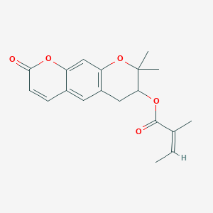 molecular formula C19H20O5 B1670155 Decursinol Angelate CAS No. 130848-06-5