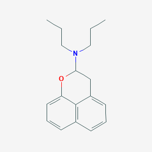 molecular formula C18H23NO B167016 2-Dipropylamino-1-oxa-2,3-dihydro-1H-phenalene CAS No. 132766-67-7