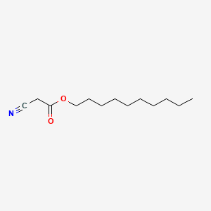 molecular formula C13H23NO2 B1670168 Decyl cyanoacetate CAS No. 17686-43-0
