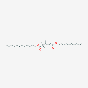 molecular formula C31H60O4 B1670172 Decyl dodecyl trimethyladipate CAS No. 93951-44-1