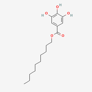 molecular formula C17H26O5 B1670176 Decyl 3,4,5-trihydroxybenzoate CAS No. 19198-75-5