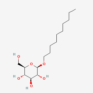 molecular formula C16H32O6 B1670177 Decyl beta-D-glucopyranoside CAS No. 58846-77-8