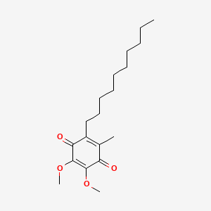 molecular formula C19H30O4 B1670182 Decylubiquinone CAS No. 55486-00-5