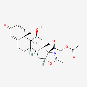 molecular formula C25H31NO6 B1670188 Deflazacort CAS No. 14484-47-0