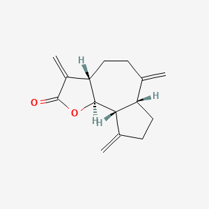 molecular formula C15H18O2 B1670198 Dehydrocostus Lactone CAS No. 477-43-0
