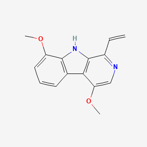 molecular formula C15H14N2O2 B1670199 Dehydrocrenatidine CAS No. 65236-62-6