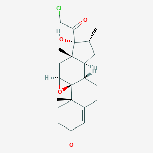 molecular formula C22H27ClO4 B016702 Unii-amu68B5dyv CAS No. 83881-08-7