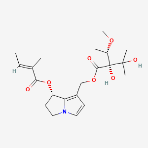 molecular formula C21H31NO7 B1670202 Dehydrolasiocarpine CAS No. 23092-98-0