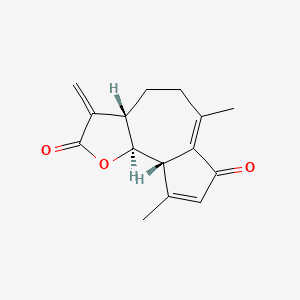 molecular formula C15H16O3 B1670203 Dehydroachillin CAS No. 36150-07-9