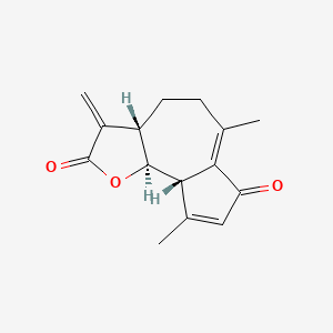 molecular formula C15H16O3 B1670203 Dehydroleucodine CAS No. 36150-07-9