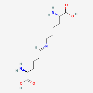 molecular formula C12H23N3O4 B1670204 Dehydrolysylnorleucine CAS No. 31504-14-0