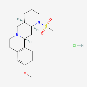 molecular formula C18H27ClN2O3S B1670216 Delequamine Hydrochloride CAS No. 119942-75-5