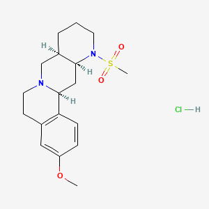 B1670216 Delequamine hydrochloride CAS No. 119942-75-5