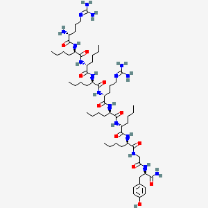 molecular formula C59H105N17O11 B1670217 Delmitide CAS No. 287096-87-1