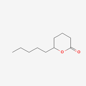 molecular formula C10H18O2 B1670226 δ-癸内酯 CAS No. 705-86-2