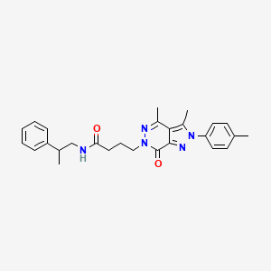 molecular formula C27H31N5O2 B1670230 Deltazinone CAS No. 894554-89-3