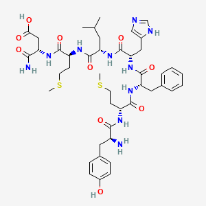 molecular formula C44H62N10O10S2 B1670231 Deltorphin CAS No. 119975-64-3