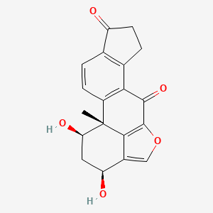 molecular formula C19H16O5 B1670238 Demethoxyviridiol CAS No. 56617-66-4
