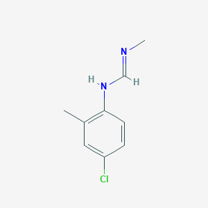 molecular formula C9H11ClN2 B1670240 Demethylchlordimeform CAS No. 21787-80-4