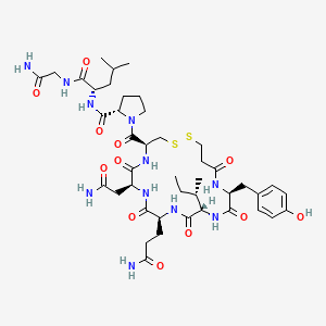 molecular formula C43H65N11O12S2 B1670243 Demoxytocin CAS No. 113-78-0