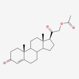 molecular formula C23H32O4 B1670252 3,20-Dioxopregn-4-en-21-yl acetate CAS No. 56-47-3