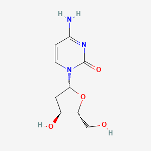 molecular formula C9H13N3O4 B1670253 2'-脱氧胞苷 CAS No. 951-77-9