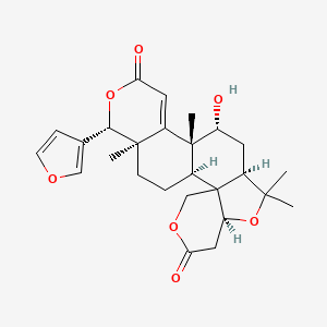molecular formula C26H32O7 B1670256 Deoxy-alpha-limonol CAS No. 83991-64-4