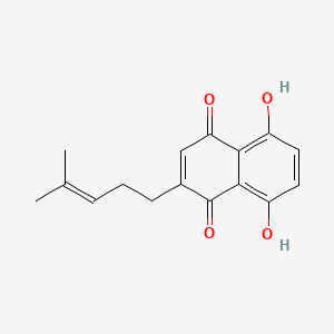 molecular formula C16H16O4 B1670263 Deoxyshikonin CAS No. 43043-74-9