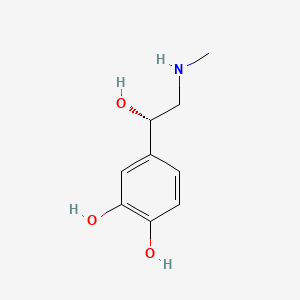 molecular formula C9H13NO3 B1670266 (S)-adrenaline CAS No. 150-05-0