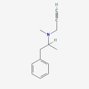 molecular formula C13H17N B1670267 Deprenyl CAS No. 2323-36-6