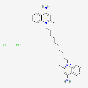 molecular formula C30H40Cl2N4 B1670270 癸二环氯化物 CAS No. 522-51-0