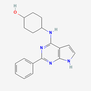 molecular formula C18H20N4O B1670272 地洛菲林 CAS No. 251945-92-3
