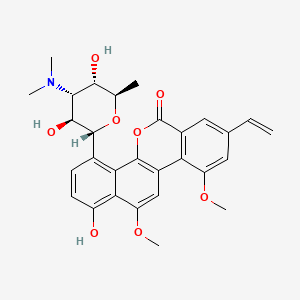 molecular formula C29H31NO8 B1670280 Deacetylravidomycin CAS No. 88580-27-2