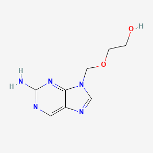 molecular formula C8H11N5O2 B1670283 Desciclovir CAS No. 84408-37-7