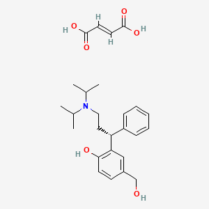 molecular formula C26H35NO6 B1670289 Desfesoterodine fumarate CAS No. 380636-50-0