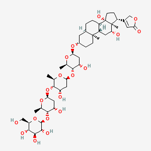 molecular formula C47H74O19 B1670294 Deslanoside CAS No. 17598-65-1