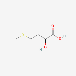 molecular formula C5H10O3S B1670297 2-羟基-4-(甲硫基)丁酸 CAS No. 583-91-5