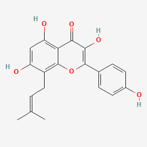molecular formula C20H18O6 B1670299 8-异戊烯剑叶黄酮 CAS No. 28610-31-3