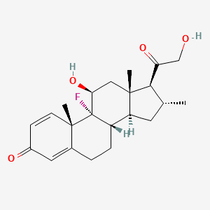 molecular formula C22H29FO4 B1670307 去氧米松 CAS No. 382-67-2