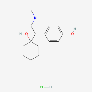 molecular formula C16H26ClNO2 B1670312 Desvenlafaxine hydrochloride CAS No. 300827-87-6