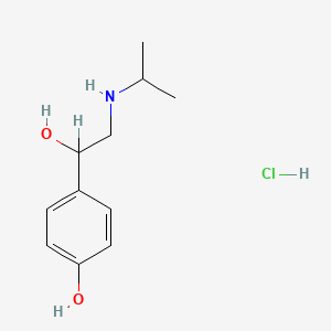 molecular formula C11H18ClNO2 B1670313 Deterenol hydrochloride CAS No. 23239-36-3