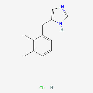 molecular formula C12H15ClN2 B1670314 Detomidine hydrochloride CAS No. 90038-01-0